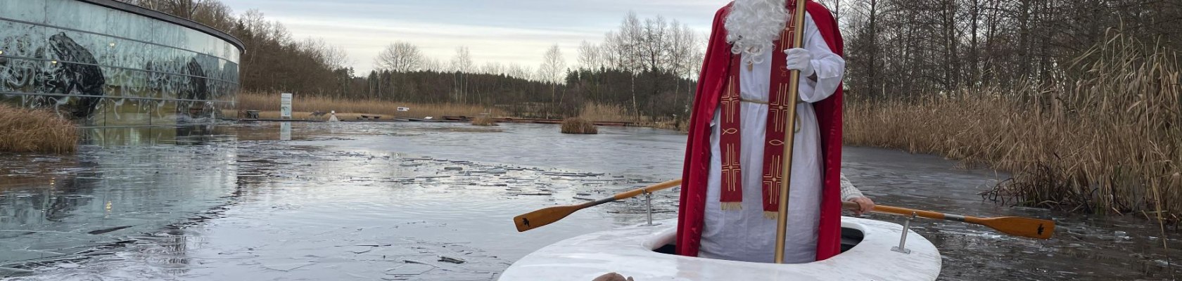 Nilolaus im Boot, © Sarah Piskur