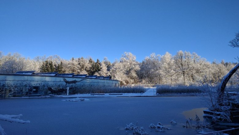 UnterWasserReich_Gebäude_Winter, © UnterWasserReich/Christiane Mader